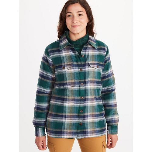 Marmot Ridgefield Clothes - Womens Hoodies Green CA9271654 Canada